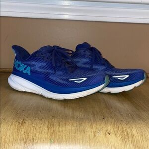 HOKA CLIFTON 9 Royal Blue - WOMENS sneakers - nice condition
